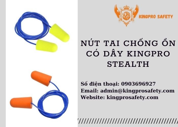 Nút tai chống ồn có dây KingPro STEALTH KP-EP-11A-C