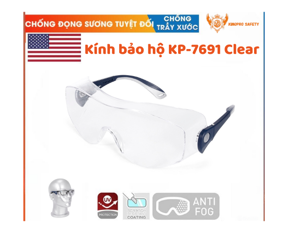 Tính năng nổi bật của kính bảo hộ KP-7691 Clear