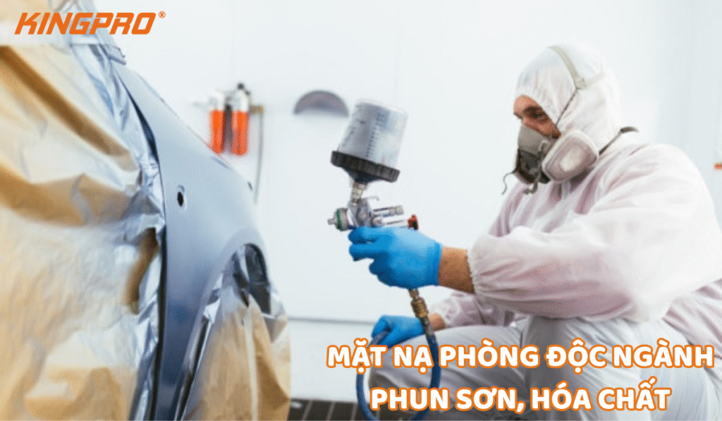 Tại sao công nhân ngành phun sơn, hóa chất bắt buộc phải dùng mặt nạ phòng độc?