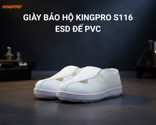 Giày bảo hộ KingPro S116 ESD đế PVC
