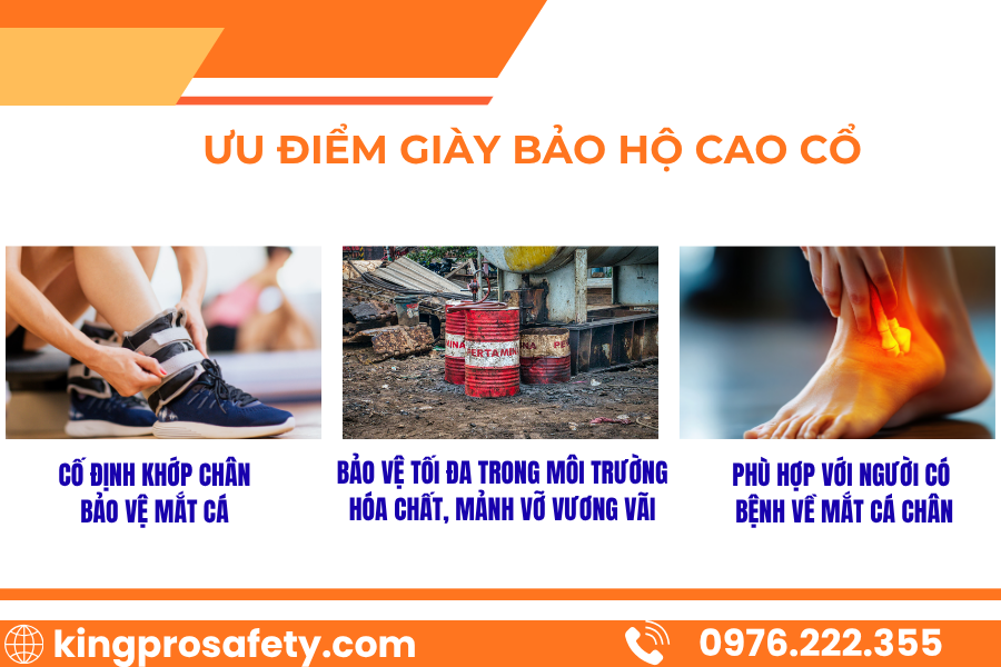 ƯU ĐIỂM GIÀY CAO CỔ