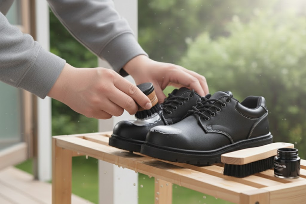 Cách xử lý giày bảo hộ bị ướt đúng cách