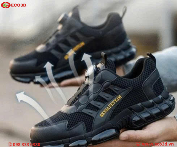 Gi&agrave;y bảo hộ kh&oacute;a xoay gi&uacute;p khắc phục t&igrave;nh trạng d&acirc;y gi&agrave;y bị tuột như thế n&agrave;o?