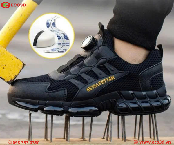 Gi&agrave;y bảo hộ kh&oacute;a xoay gi&uacute;p khắc phục t&igrave;nh trạng d&acirc;y gi&agrave;y bị tuột như thế n&agrave;o?